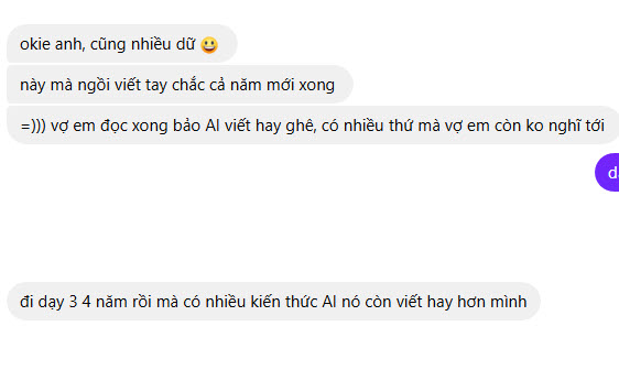 Feedback thực tế